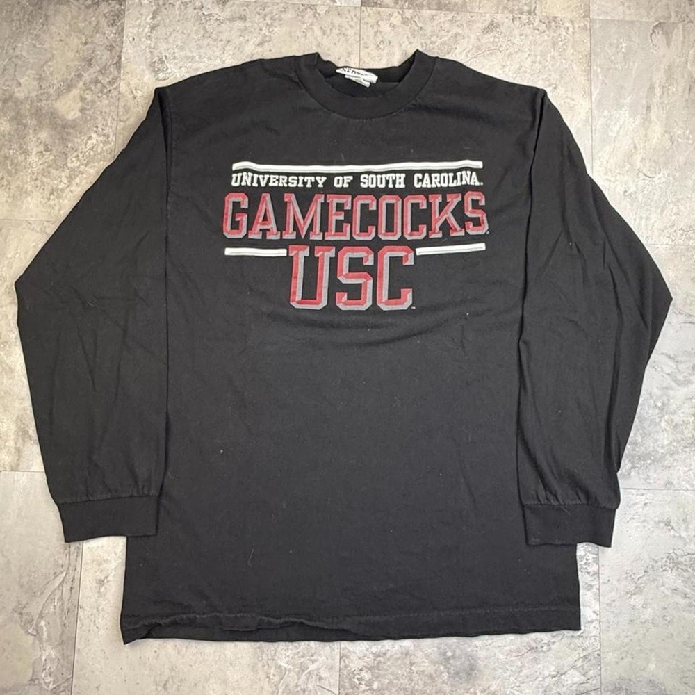 Vintage USC gamecocks black long sleeve large